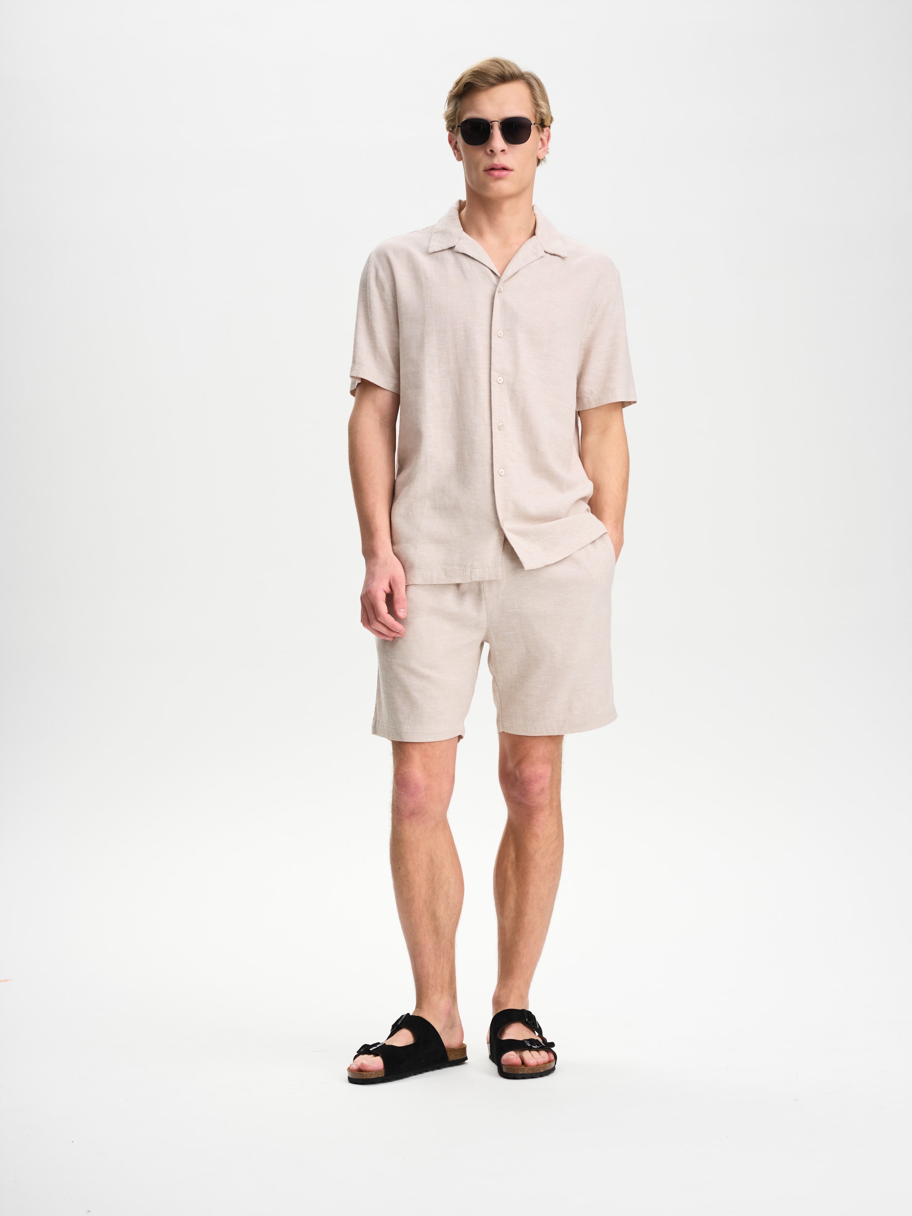 RACE MARINE, M COAST LINEN SHIRT