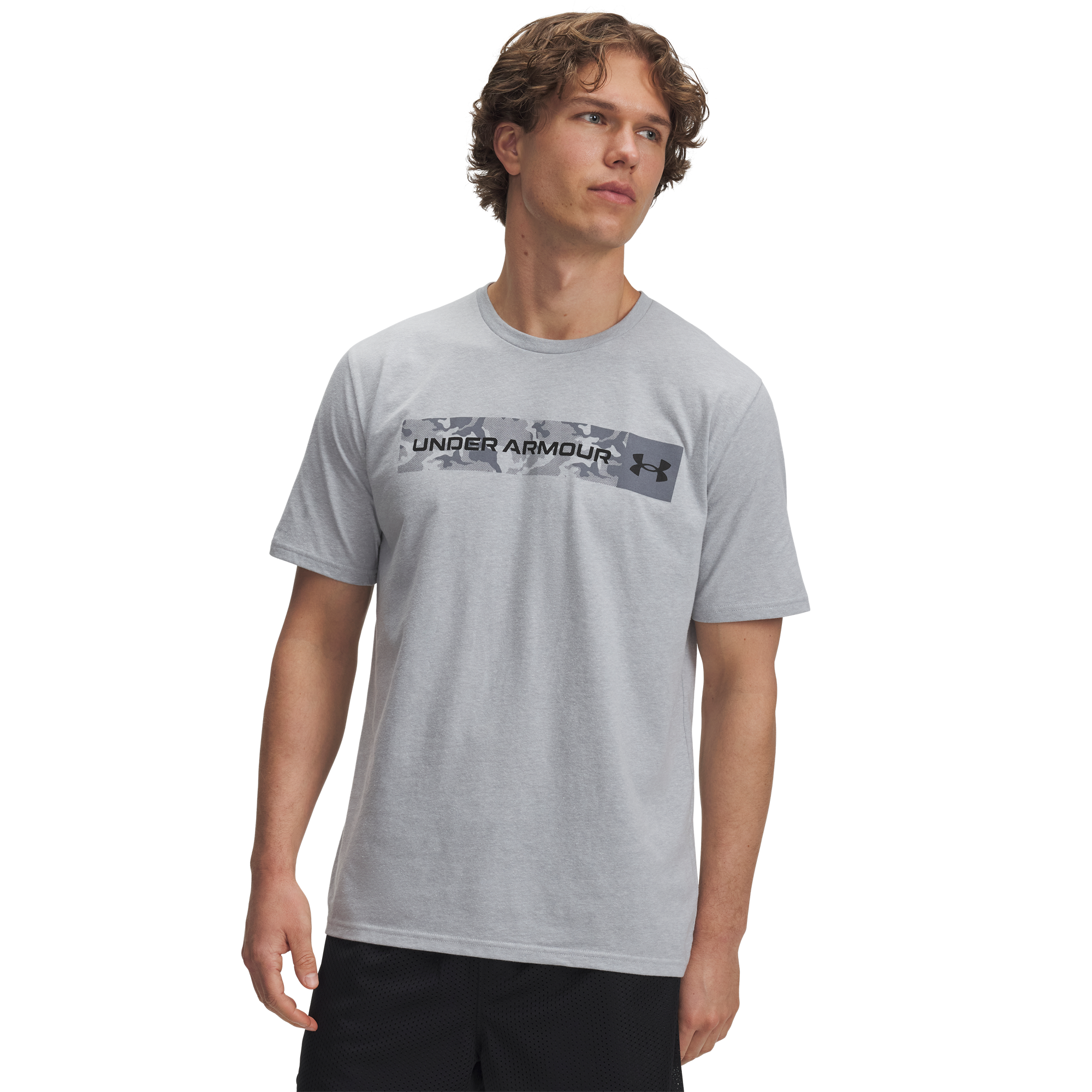 
UNDER ARMOUR, 
Ua Camo Chest Stripe Ss-blk M, 
Detail 1
