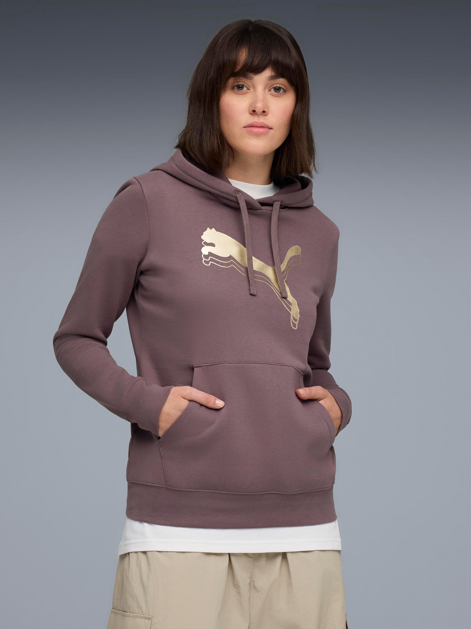 
PUMA, 
Ess Metallic Hoodie W, 
Detail 1
