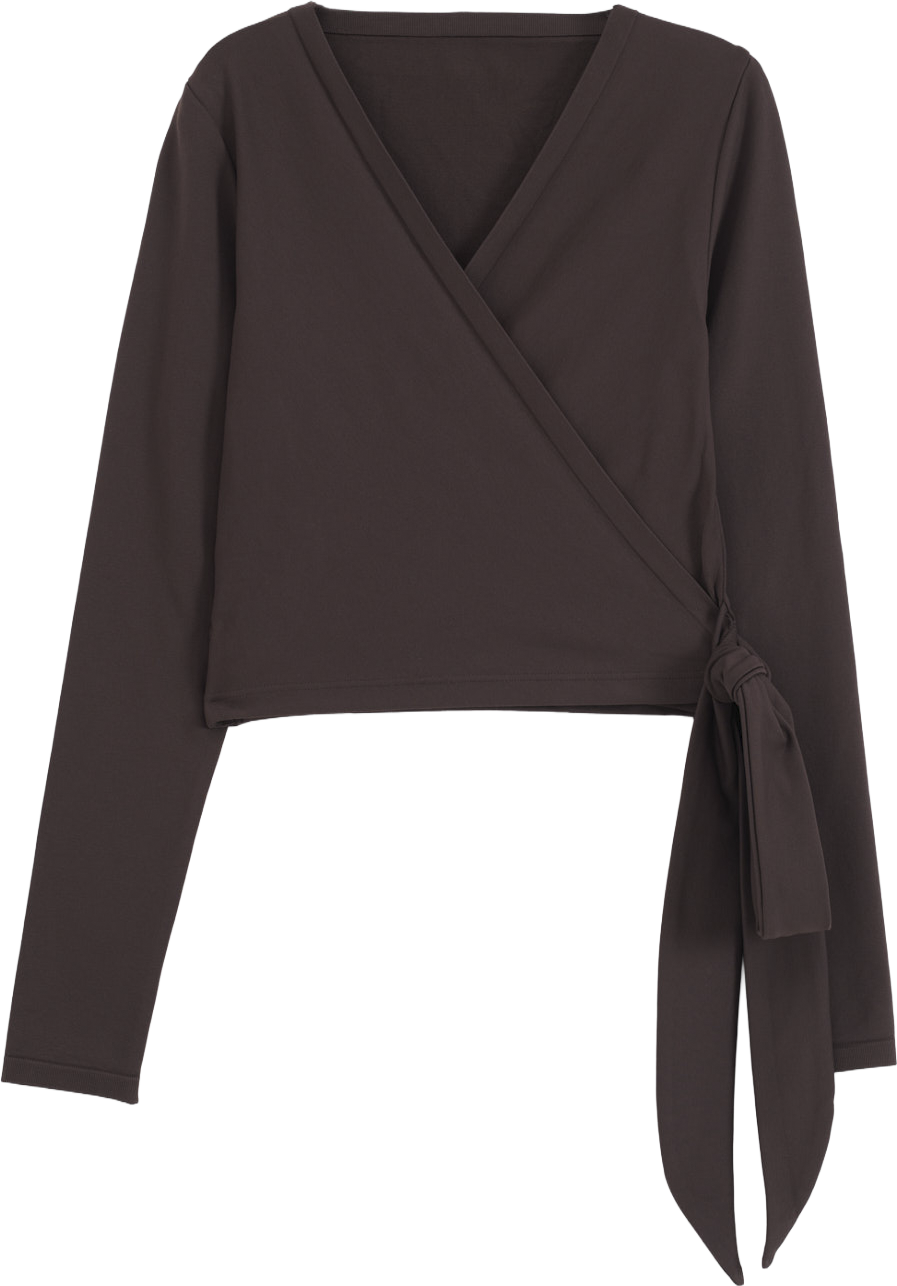AIM&acute;N, Shape Seamless Wrap Long Sleeve
