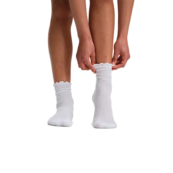 408670101101 SOC Active Frill Sock 2p 408670101101 SOC Active Frill Sock 2p Model01 Detail