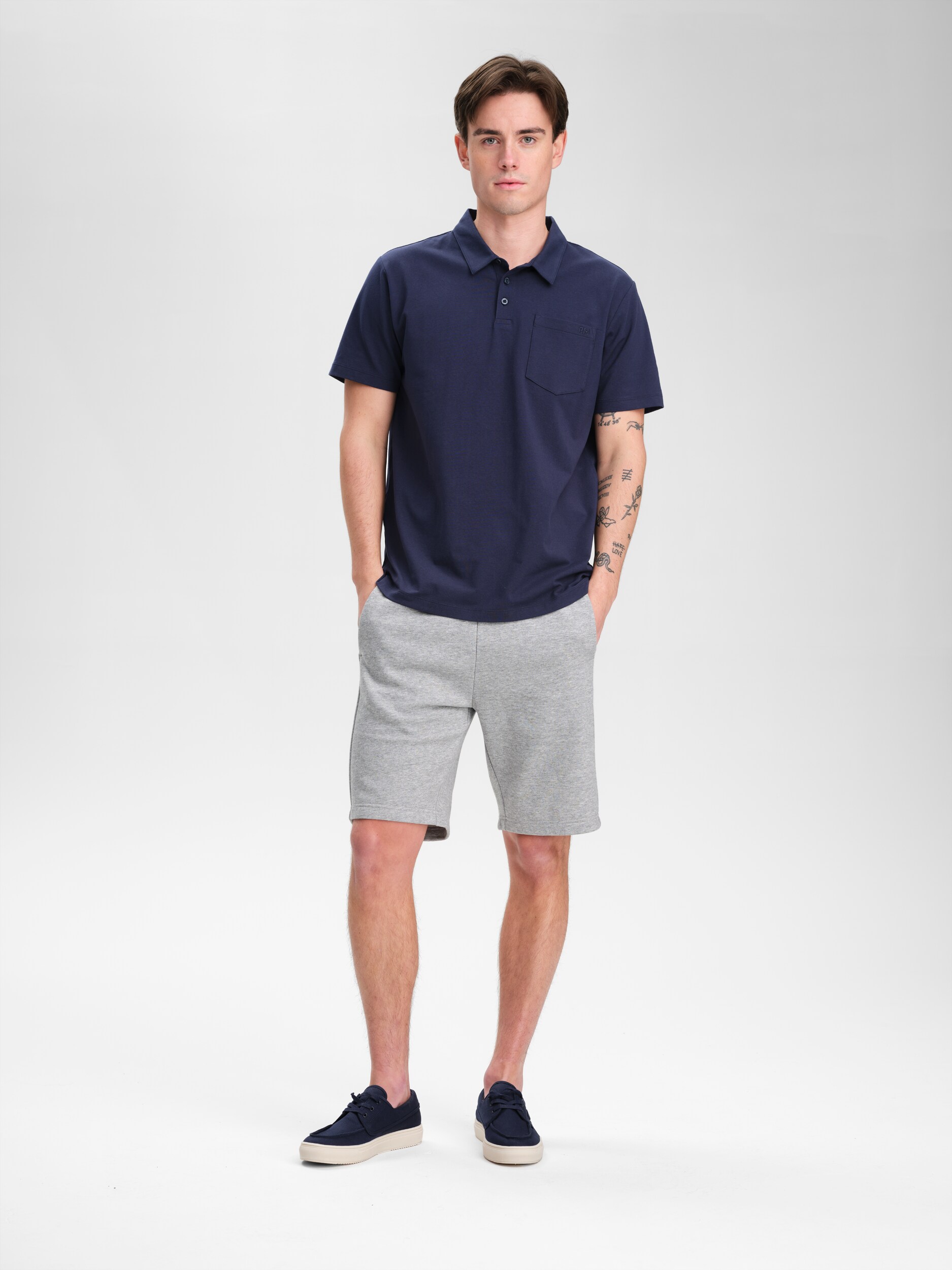 RACE MARINE, M Marine Tricot Piqu&eacute;