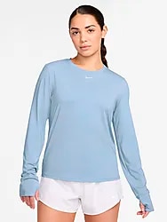 NIKE ONE CLASSIC WOMEN'S DRI-FIT LO - HYDROGEN BLUE/WHT Model01 Small1x1