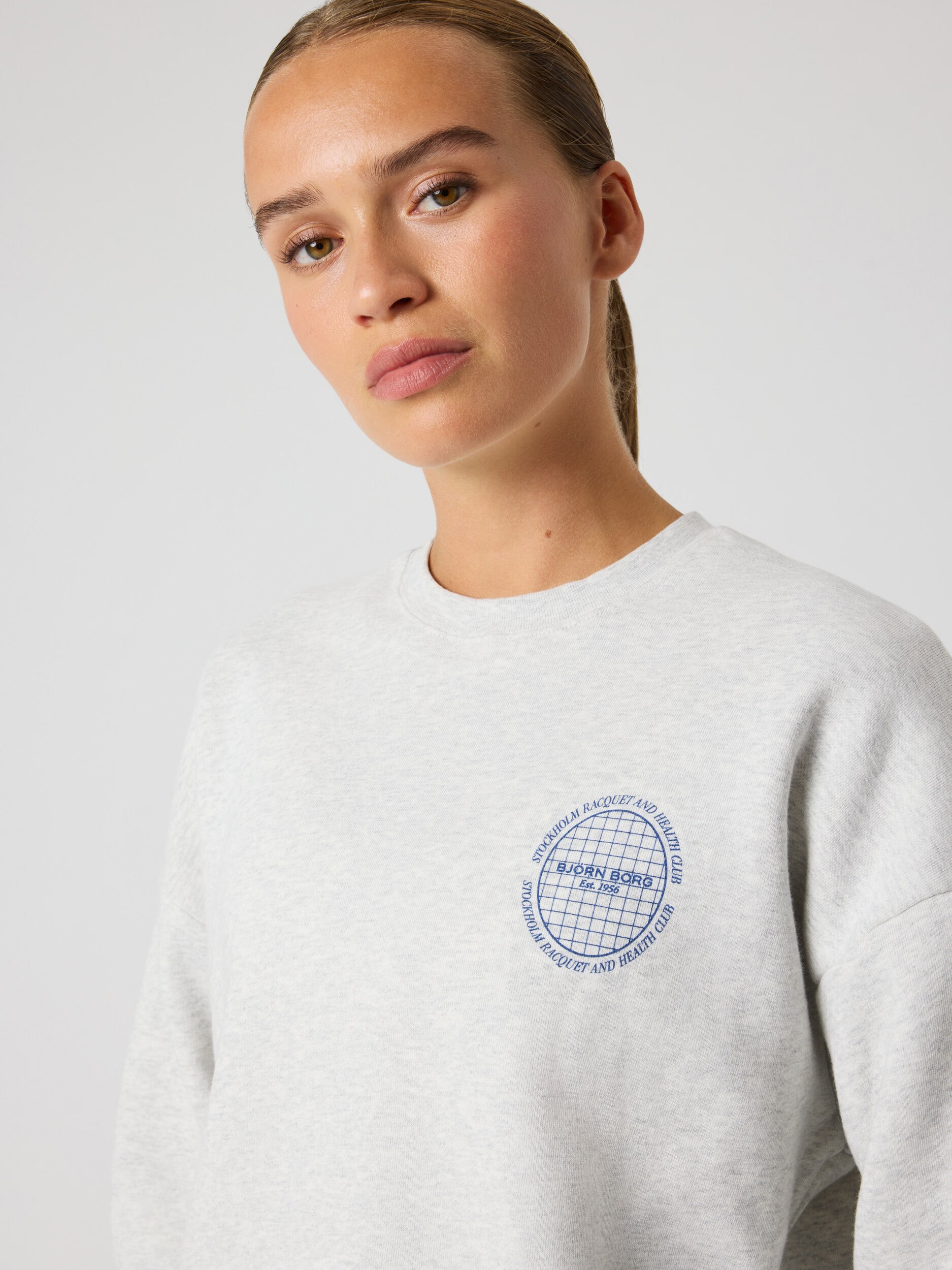 BJ&Ouml;RN BORG, W BOYFRIEND SWEATSHIRT