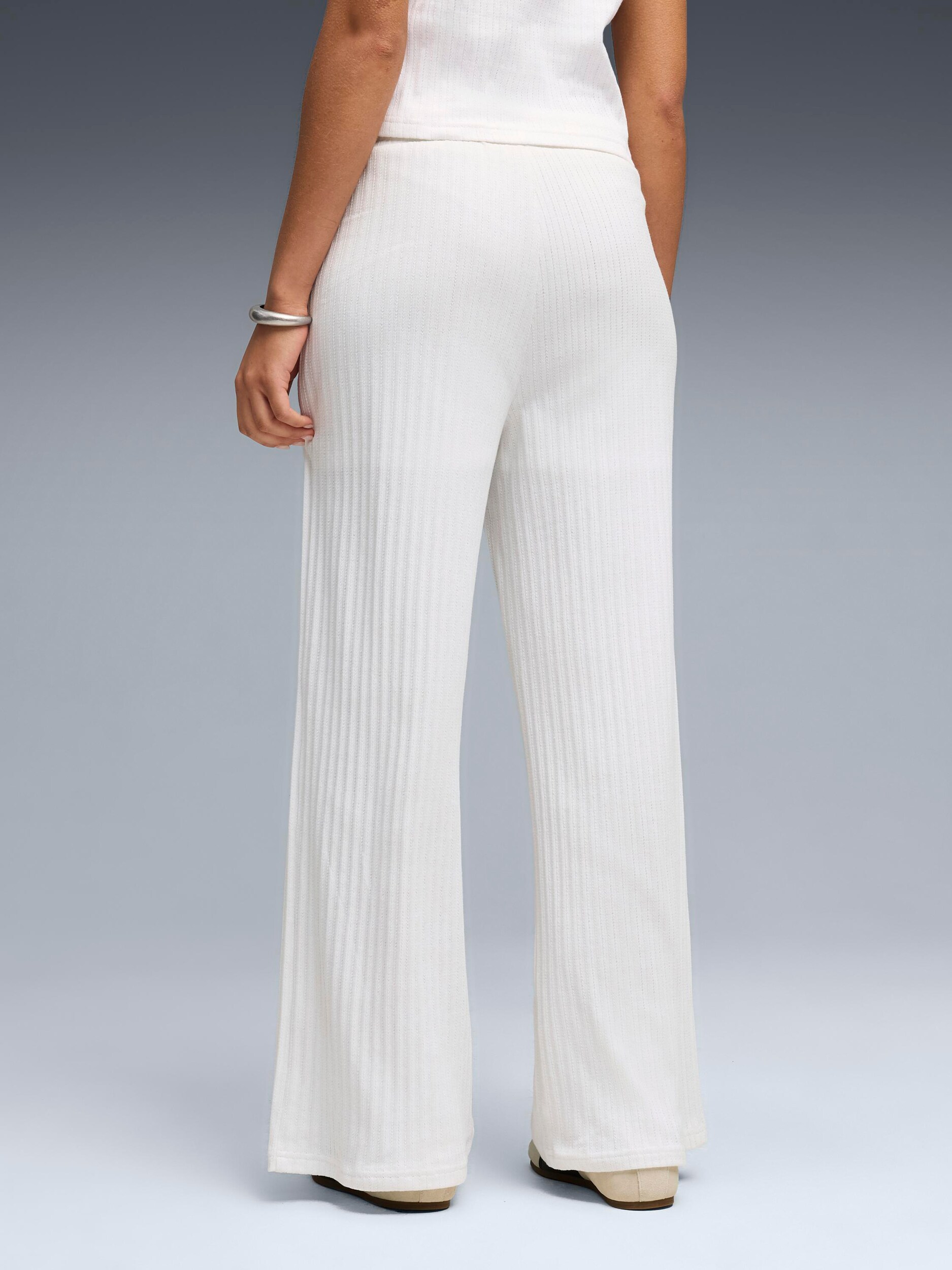 PUMA, W COMFORT HIGH-WAIST WIDE LEG PANTS