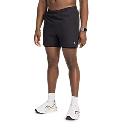M Run 2 In 1 Shorts - Black Model01 Small1x1