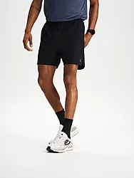 M Run 2 In 1 Shorts - Black Model01 Small1x1
