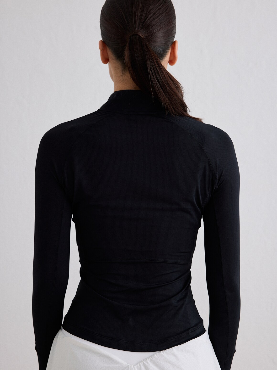 AIM&acute;N, W RUNNING ZIP LONG SLEEVE