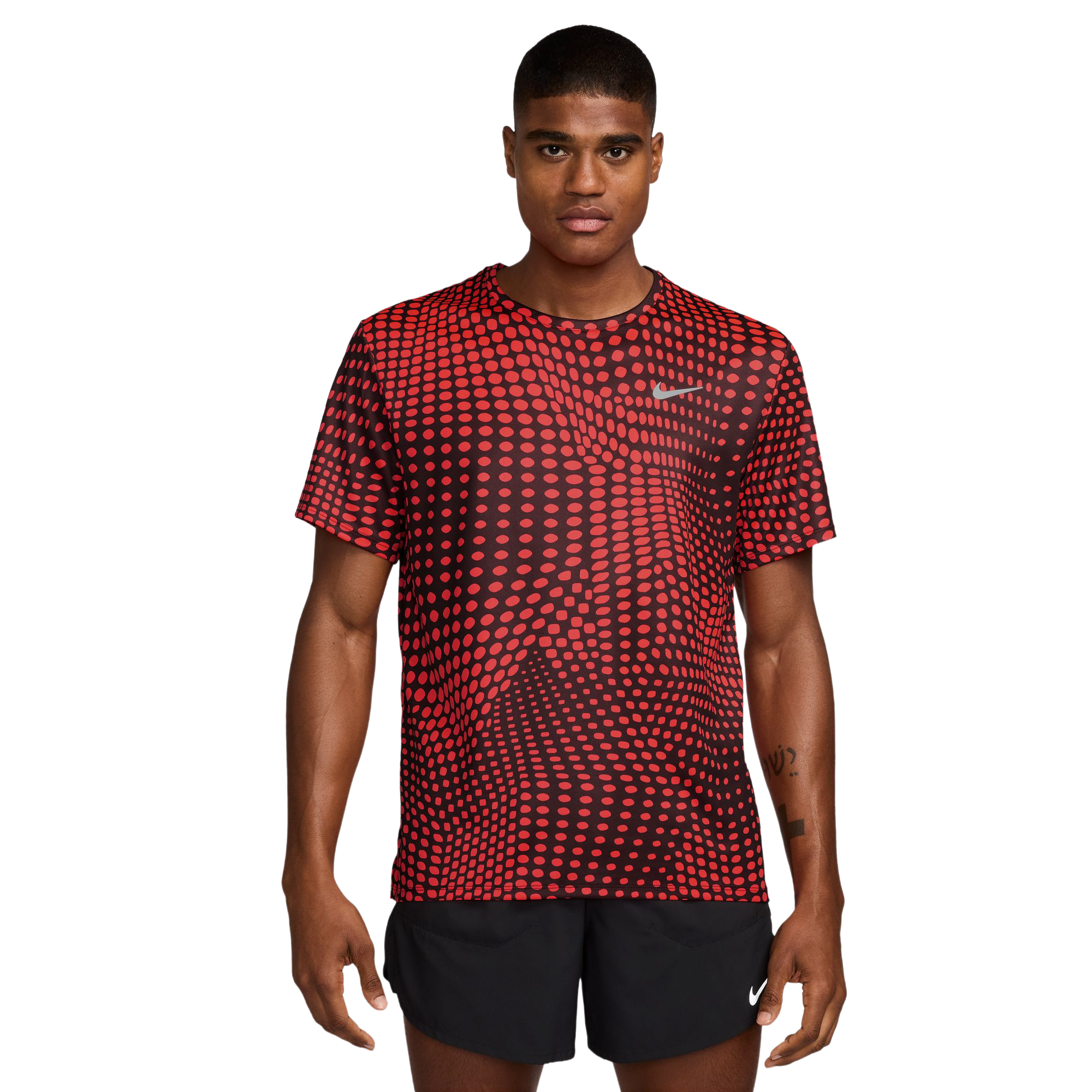 
NIKE, 
Nk Df Miler Prnt M, 
Detail 1
