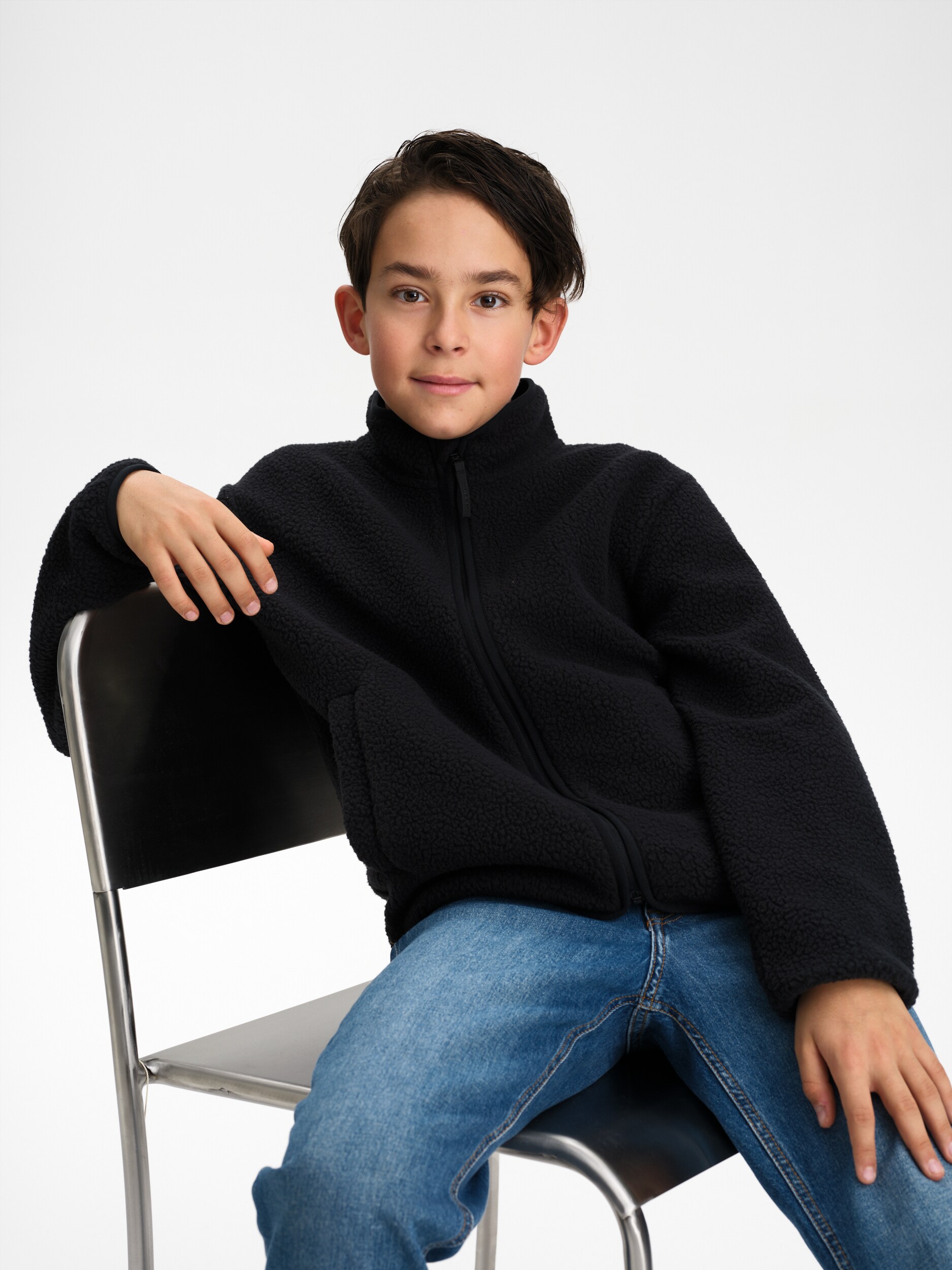 
EVEREST, 
J Pile Zip Shirt, 
Detail 1
