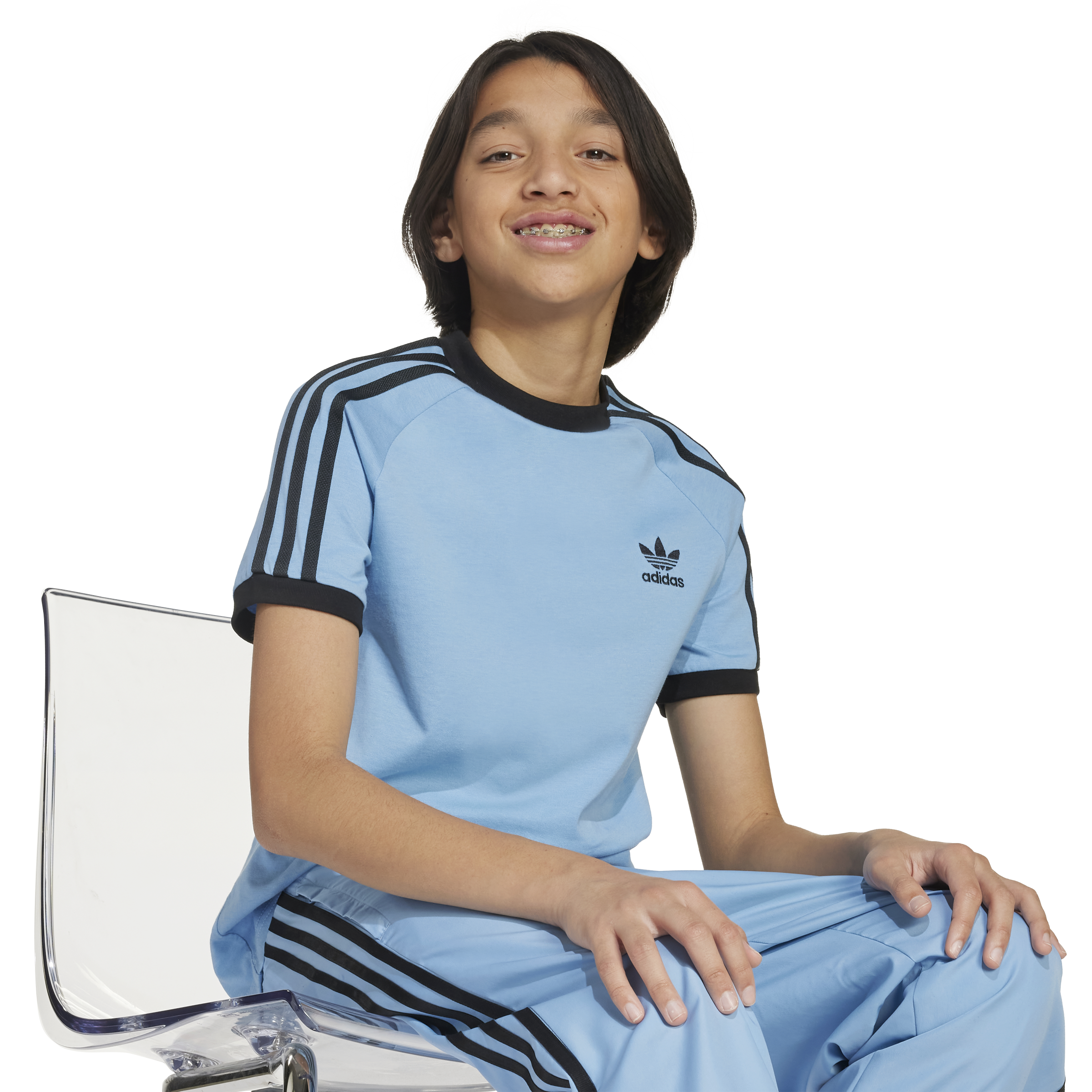 ADIDAS ORIGINALS, J 3 Stripe Tee