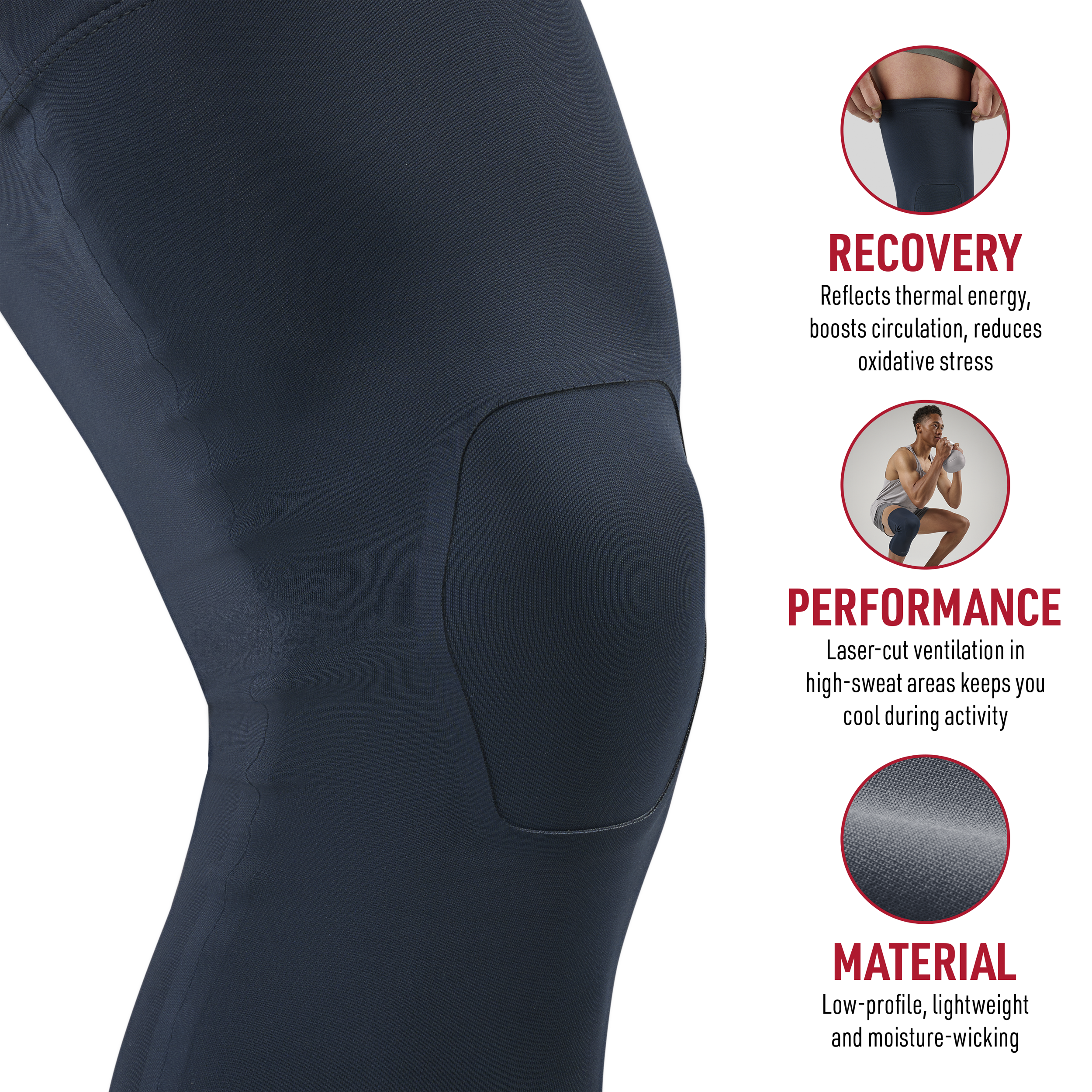 MCDAVID, INFUSED BUTTERSOFT KNEE SLEEVE