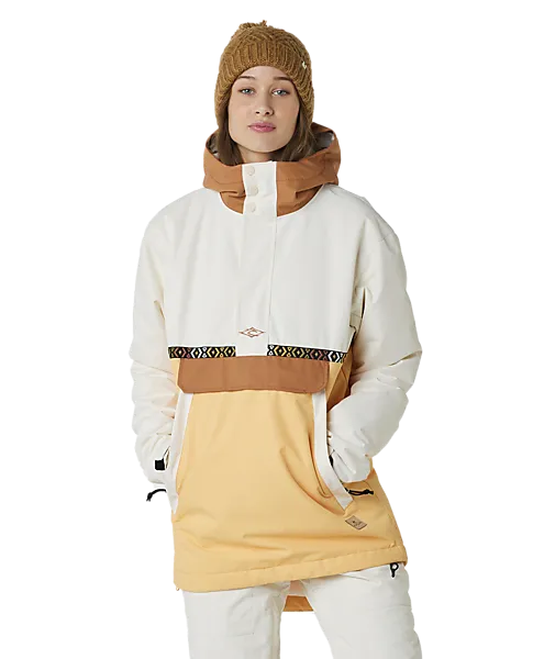 374816103101 RIP CURL W Rider Anorak Jacket 374816103101 RIP CURL W Rider Anorak Jacket Model01 Detail