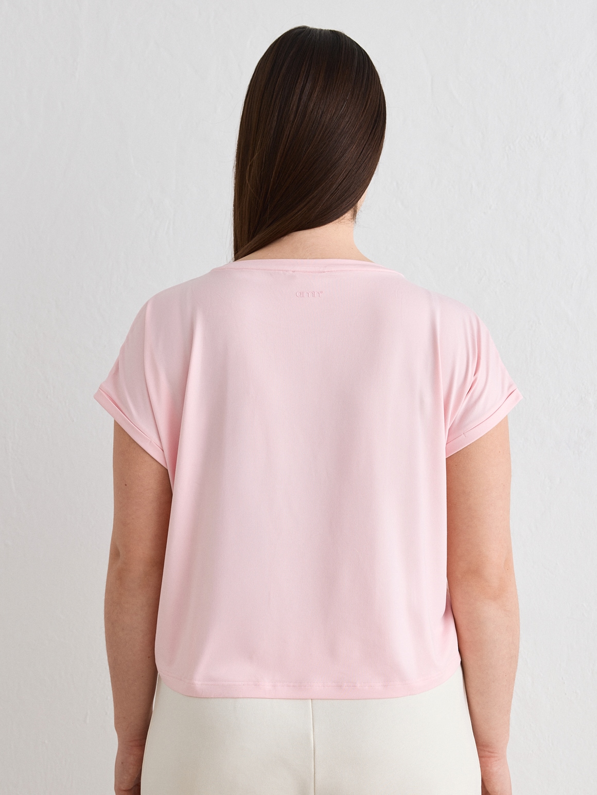 AIM&acute;N, Soft Basic Roll Sleeve Top