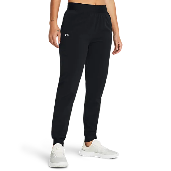 406246101101 UNDER ARMOUR Ua Rival Hi Rise Woven Pant 406246101101 UNDER ARMOUR Ua Rival Hi Rise Woven Pant Model01 Detail