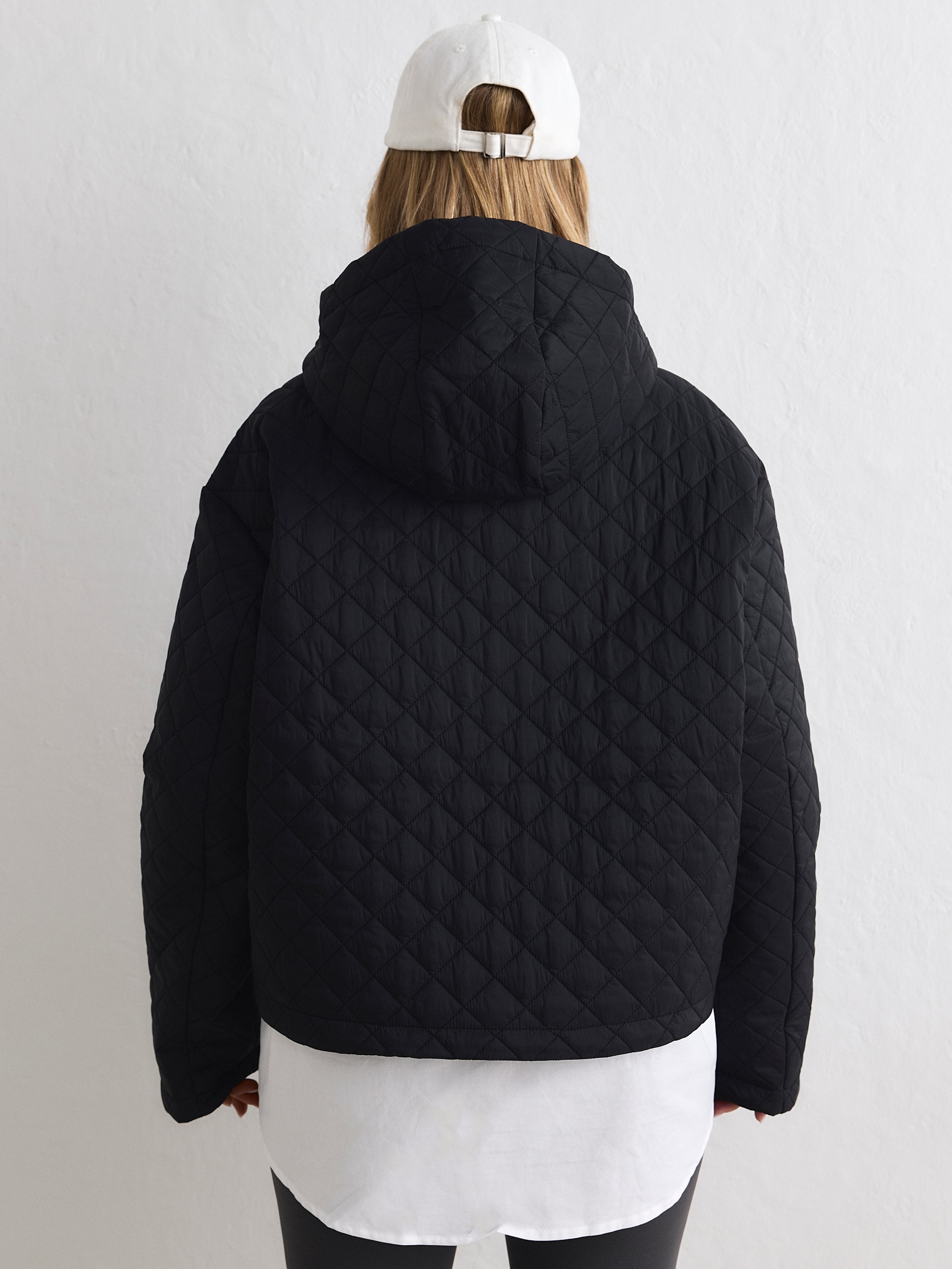 AIM&acute;N, W CROPPED QUILTED ANORAK
