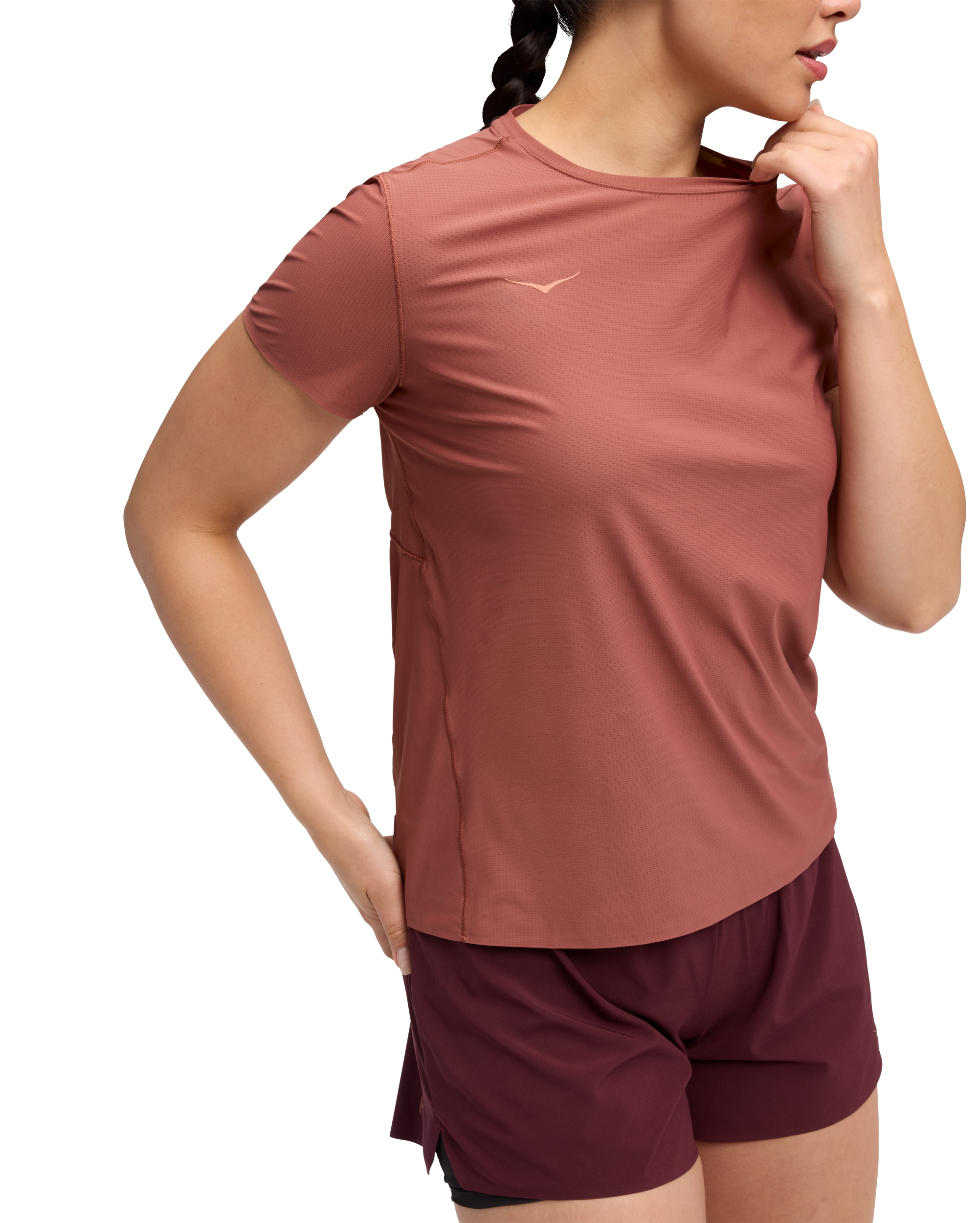 HOKA, W Airolite Run Short Sleeve