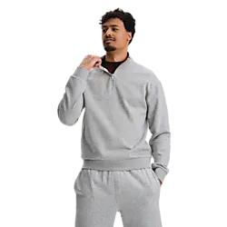 M Core Half Zip - Grey Melange Model01 Small1x1