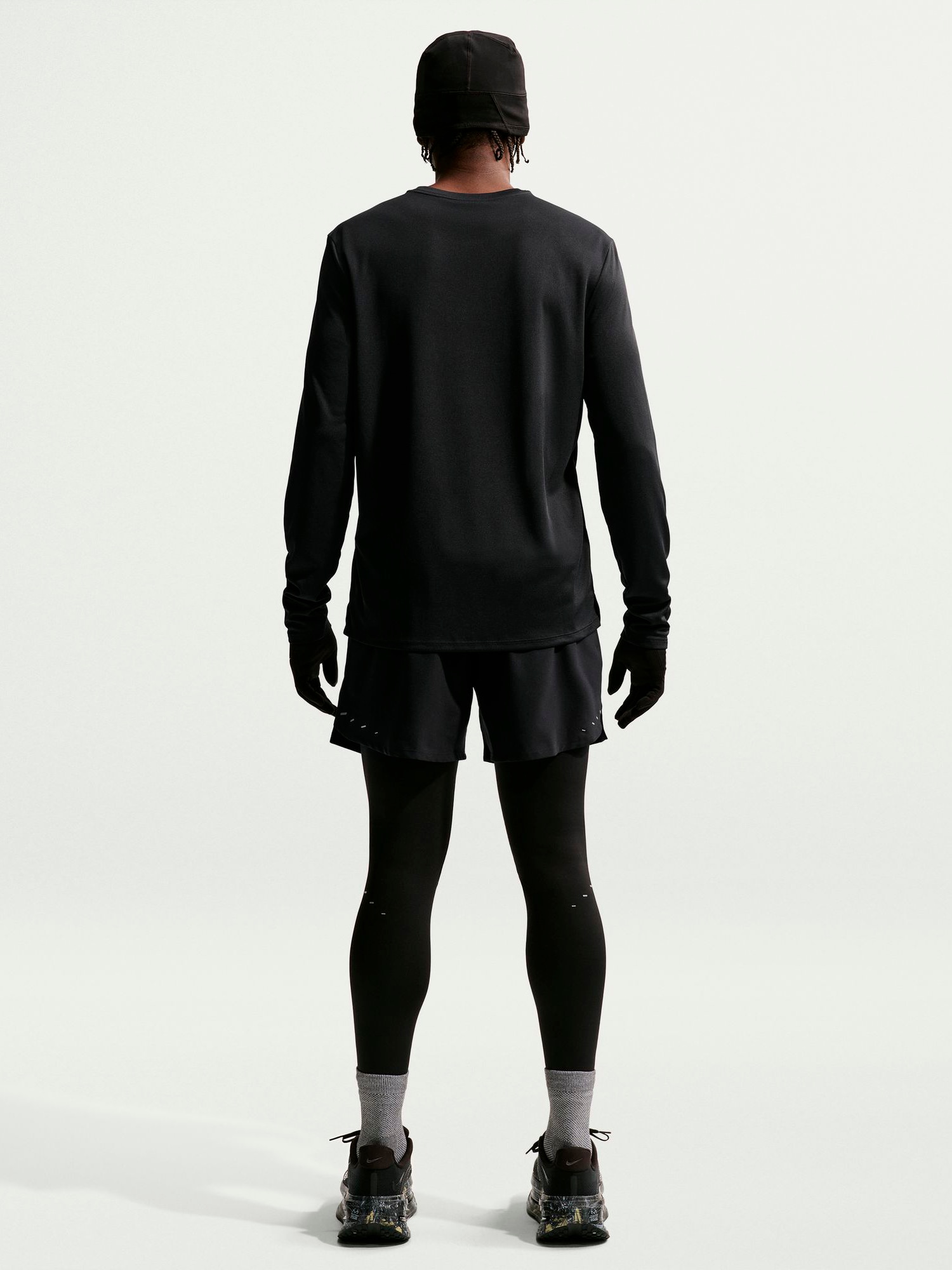 NIKE, M NIKE MILER DRI FIT LONG SLEEVE RUNNING TOP