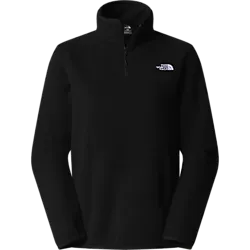 W Glacier Fleece 1/4 Zip Jacket - Tnf Black Standard Small1x1