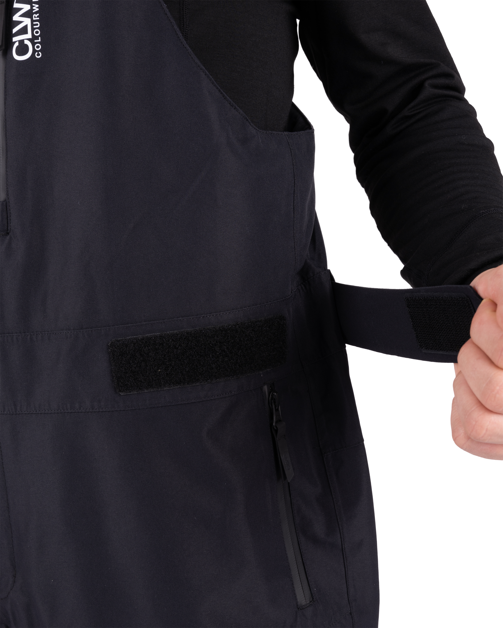 COLOUR WEAR, M Slash Bib Pants