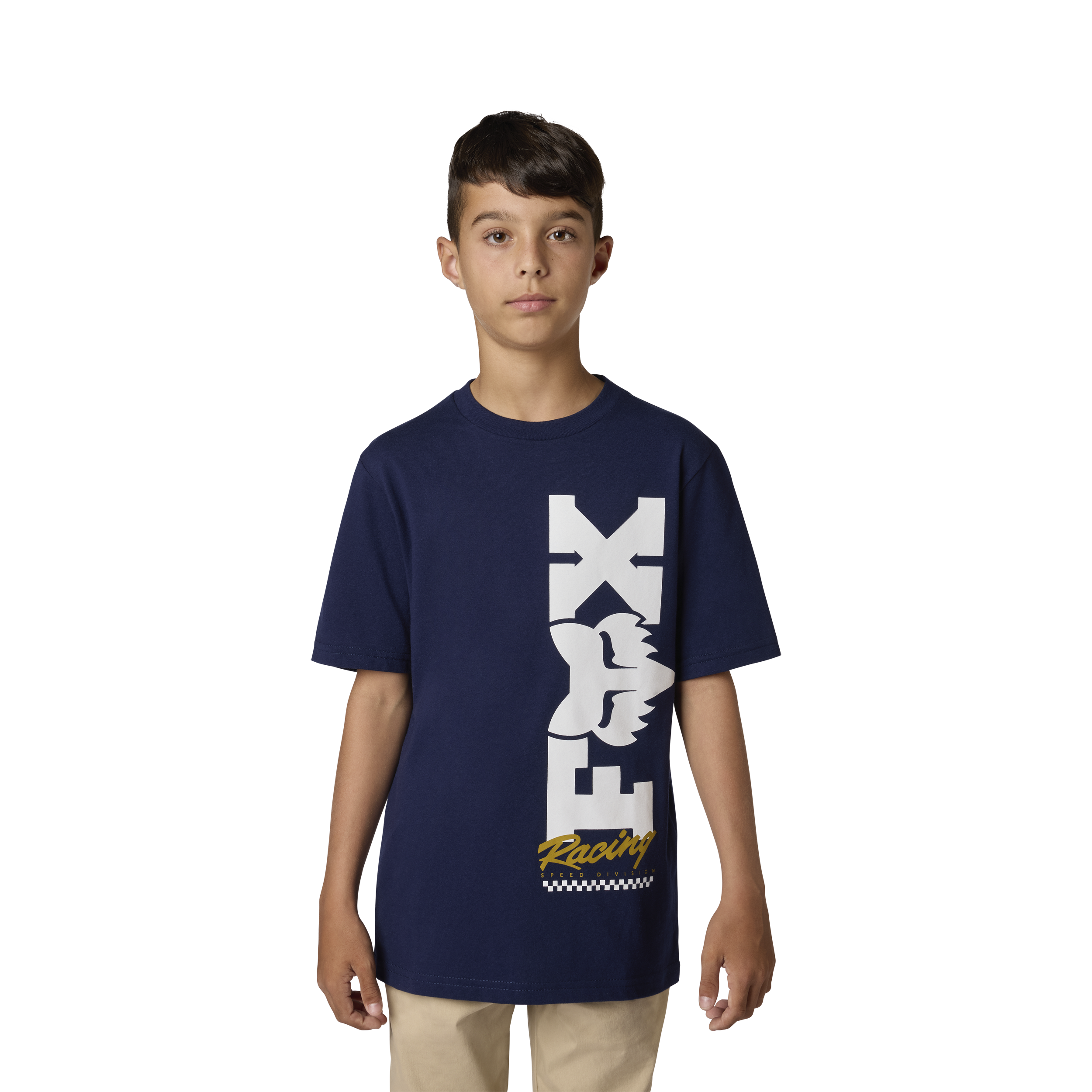 
FOX, 
YTH CHECKER SS TEE, 
Detail 1
