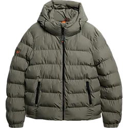 M Hood Sport Puff Jkt - Light Khaki Green Standard Small1x1