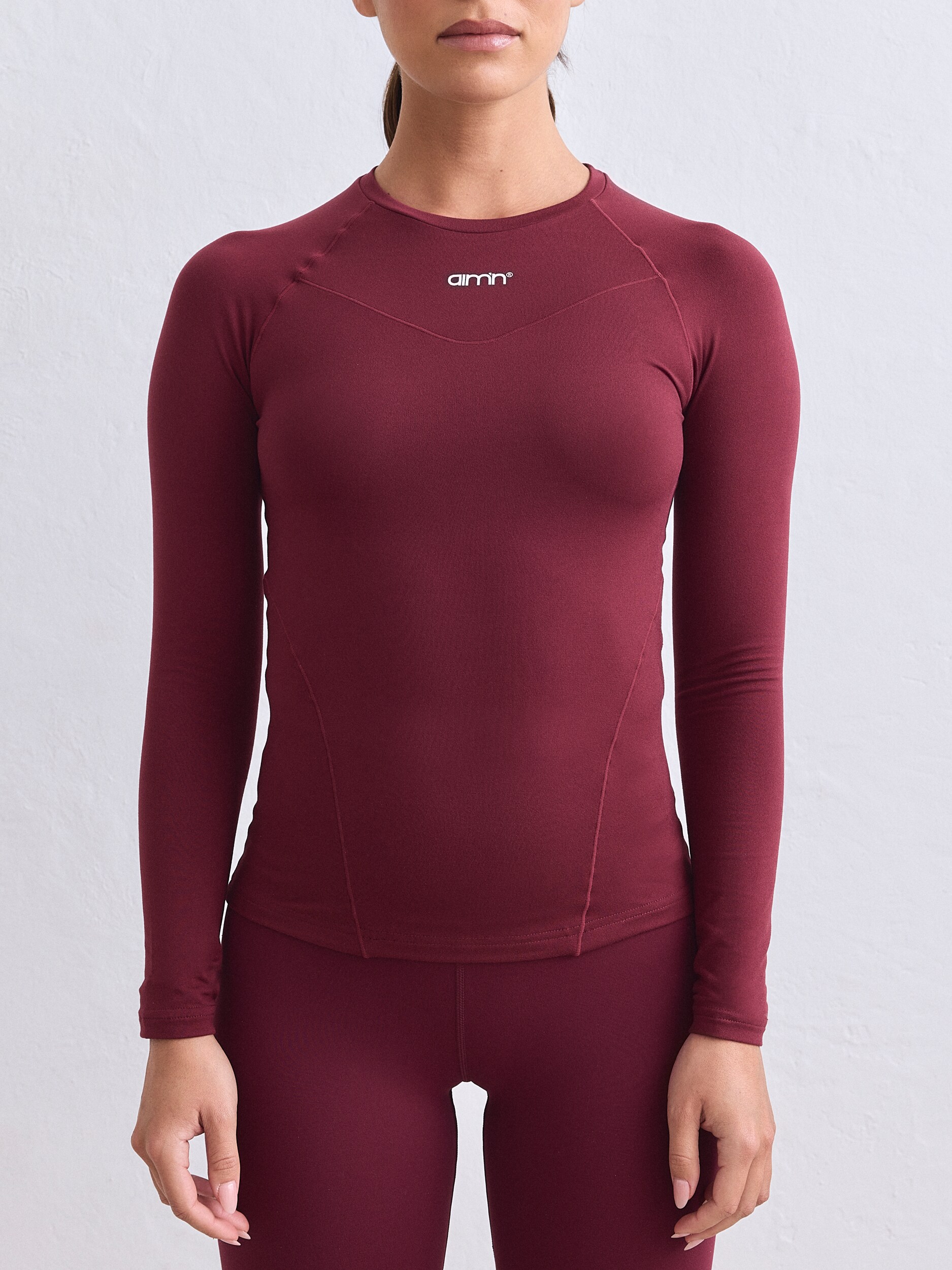 
AIM&acute;N, 
W Soft Basic Long Sleeve, 
Detail 1
