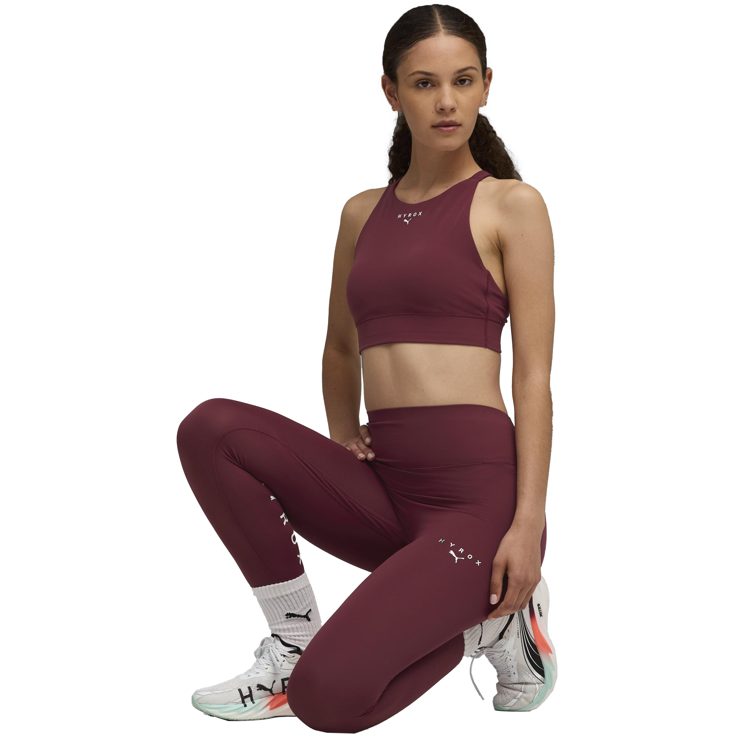 PUMA, W Puma X Hyrox Shapeluxe High Neck Bra