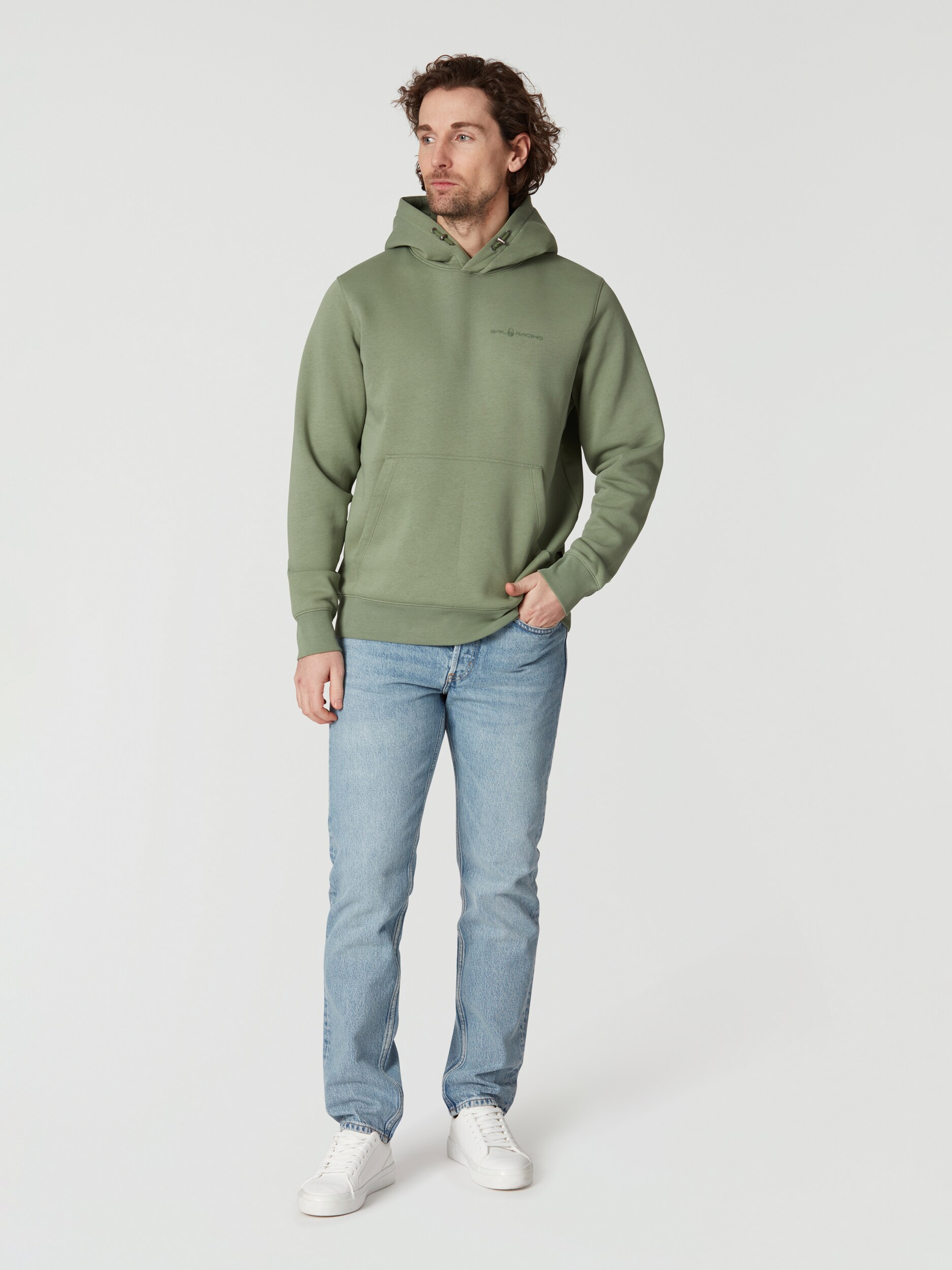 SAIL RACING, BOWMAN LOGO HOOD MEN