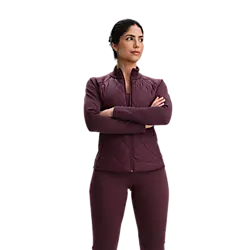 W Seamless Jacket - Dk Plum Model01 Small1x1