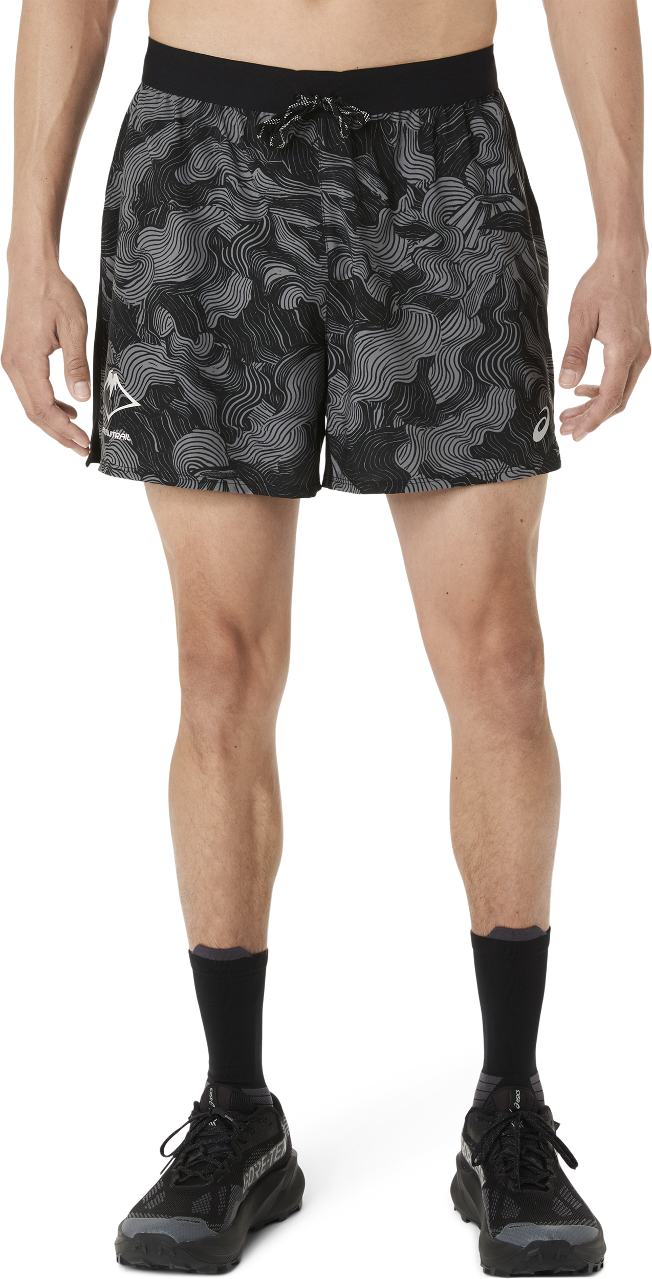 
ASICS, 
M FUJUTRAIL ALL OVER PRINT 7IN SHORT, 
Detail 1
