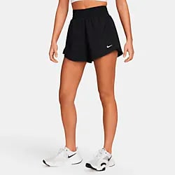 Nike One Dri-Fit Women'S High-Rise - Black/Refl Silv Model01 Small1x1