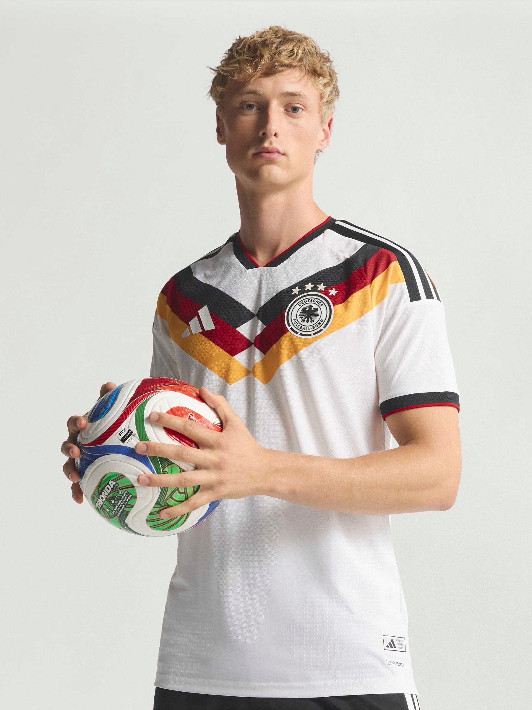 
ADIDAS, 
Germany 26 Home Authentic Jersey, 
Detail 1
