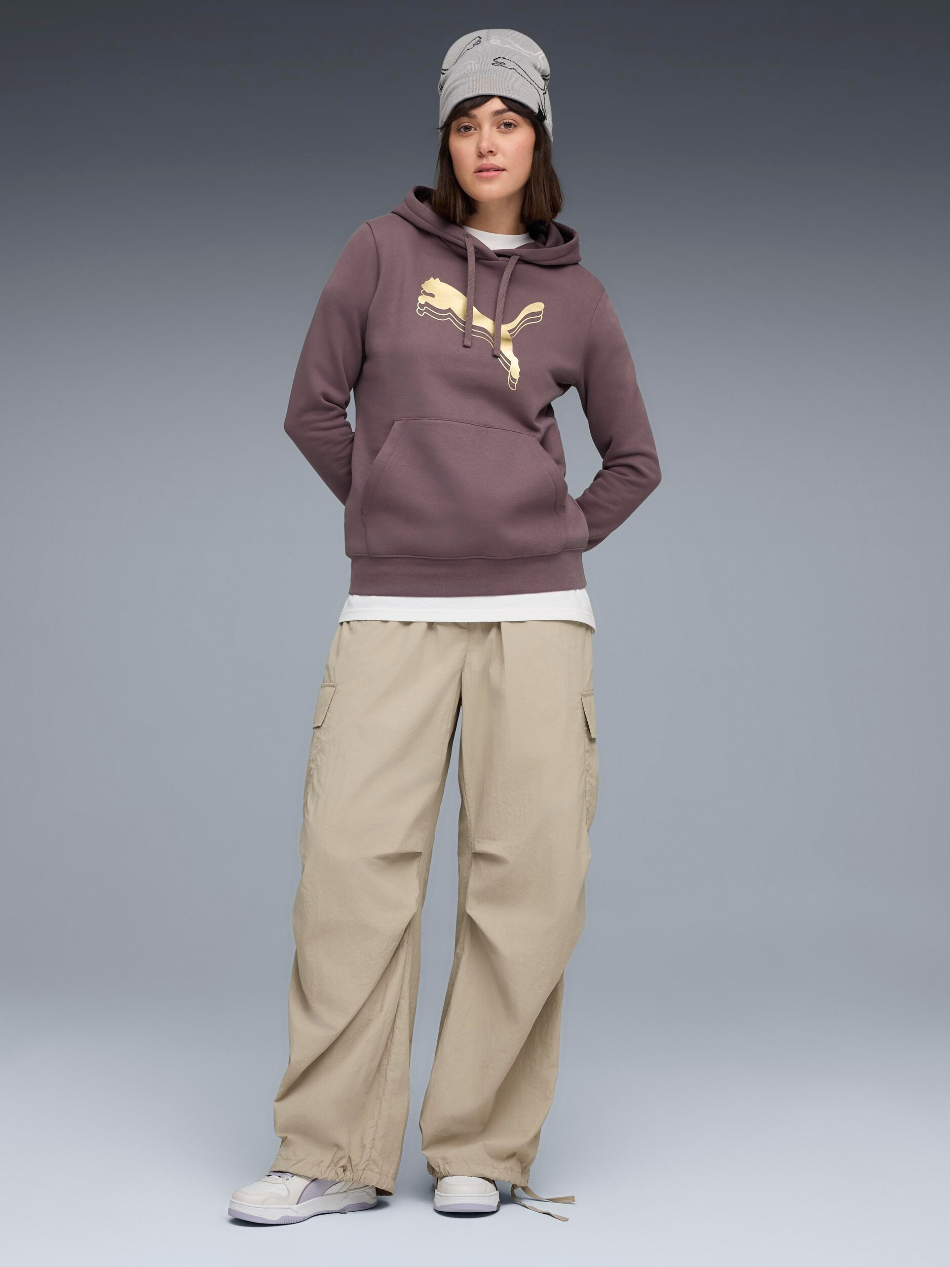 PUMA, Ess Metallic Hoodie W