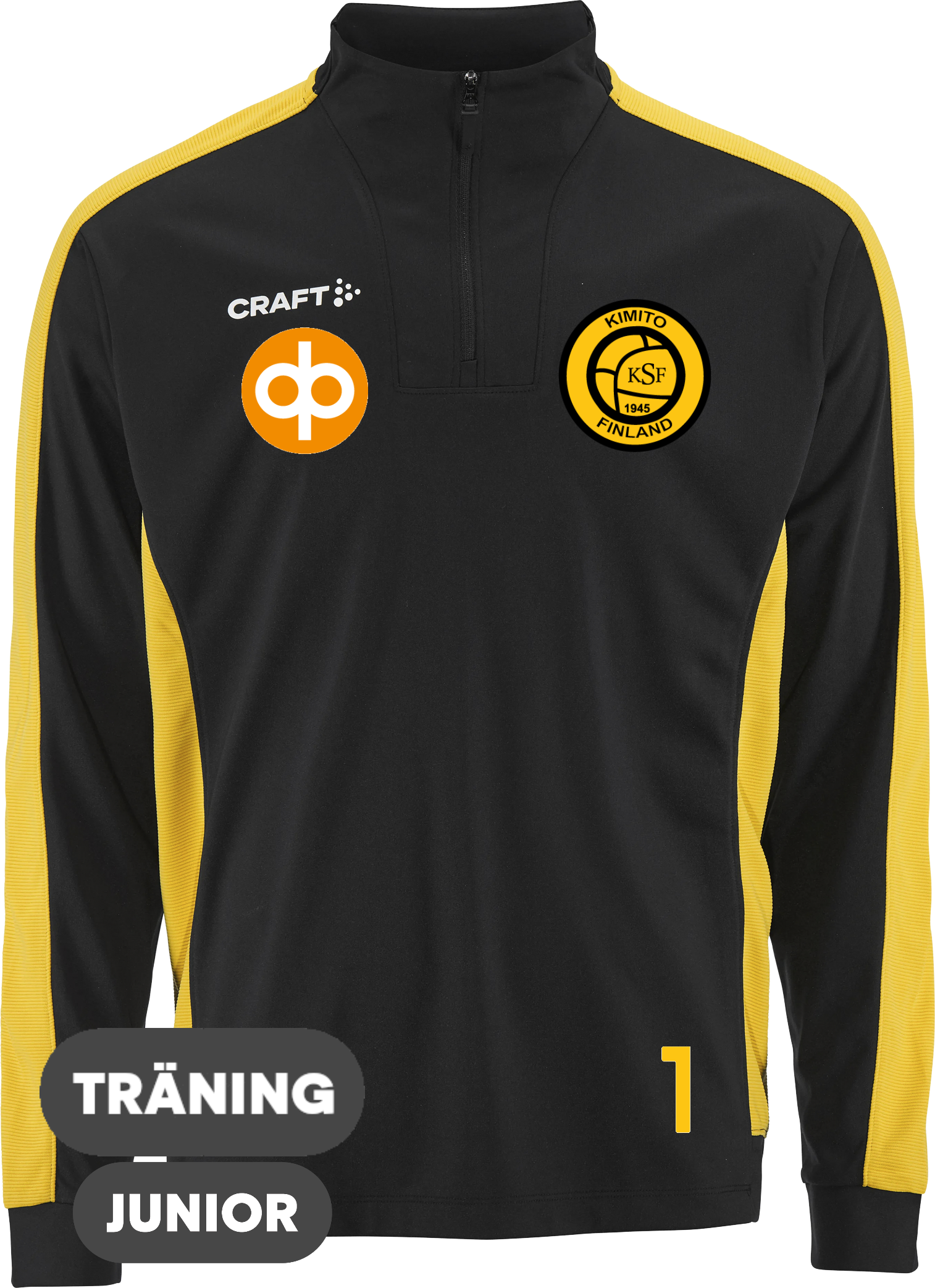 
CRAFT, 
EVOLVE 2.0 CONTRAST 1/2 ZIP JR, 
Detail 1
