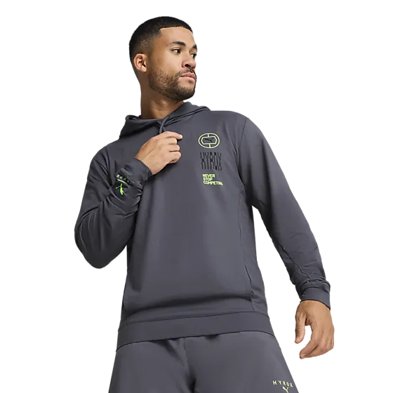 401749101101 PUMA M Puma X Hyrox Cloudspun Hoodie 401749101101 PUMA M Puma X Hyrox Cloudspun Hoodie Model01 Detail