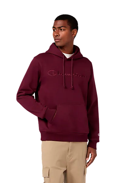 406755105102 CHAMPION  M Tonal Big Logo Hoodie 406755105102 CHAMPION M Tonal Big Logo Hoodie  Model01 Detail