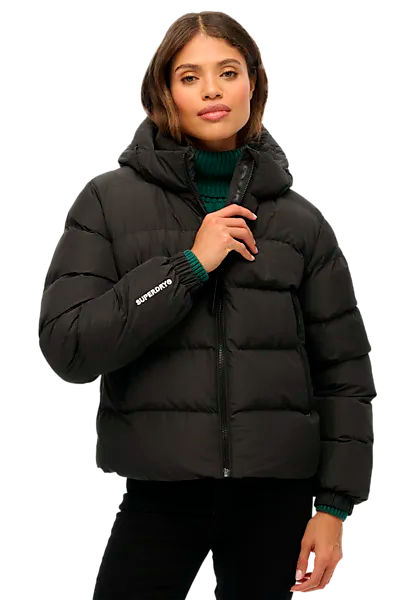 SUPERDRY W Hood Sport Puff Jkt