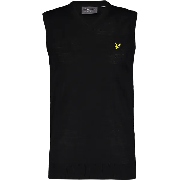 LYLE & SCOTT Вязаный жилет из смеси мериноса с V-образным вырезом