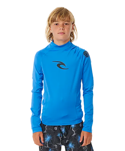 393022103102 RIP CURL J Brand Wave Upf L/S-Boy 393022103102 RIP CURL J Brand Wave Upf L/S-Boy Model01 Detail