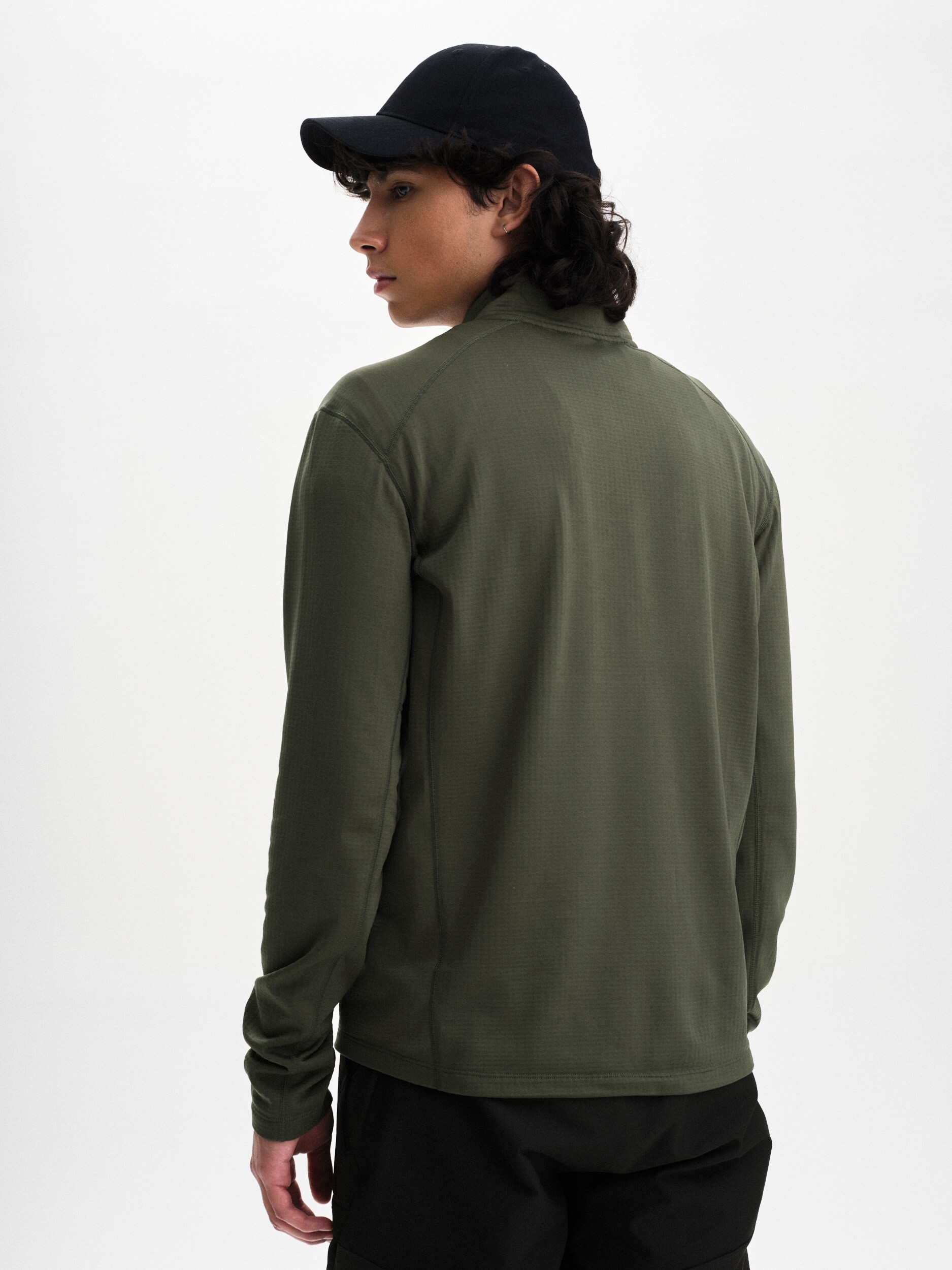 EVEREST, Structured Quarter Zip, Tekninen paita, Miesten