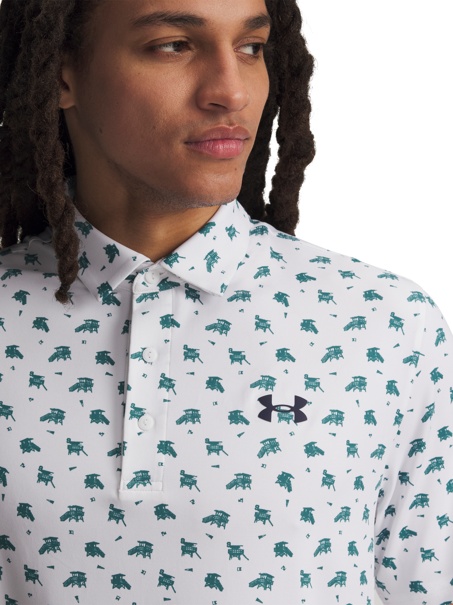 UNDER ARMOUR, M Playoff 3.0 Printed Polo