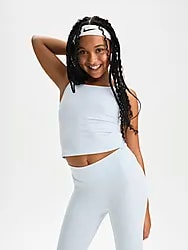 J FAVOURITE SINGLET - ICE BLUE Model01 Small1x1