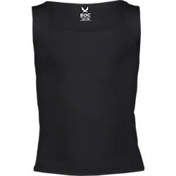 J Soft Square Singlet - Black Standard Small1x1