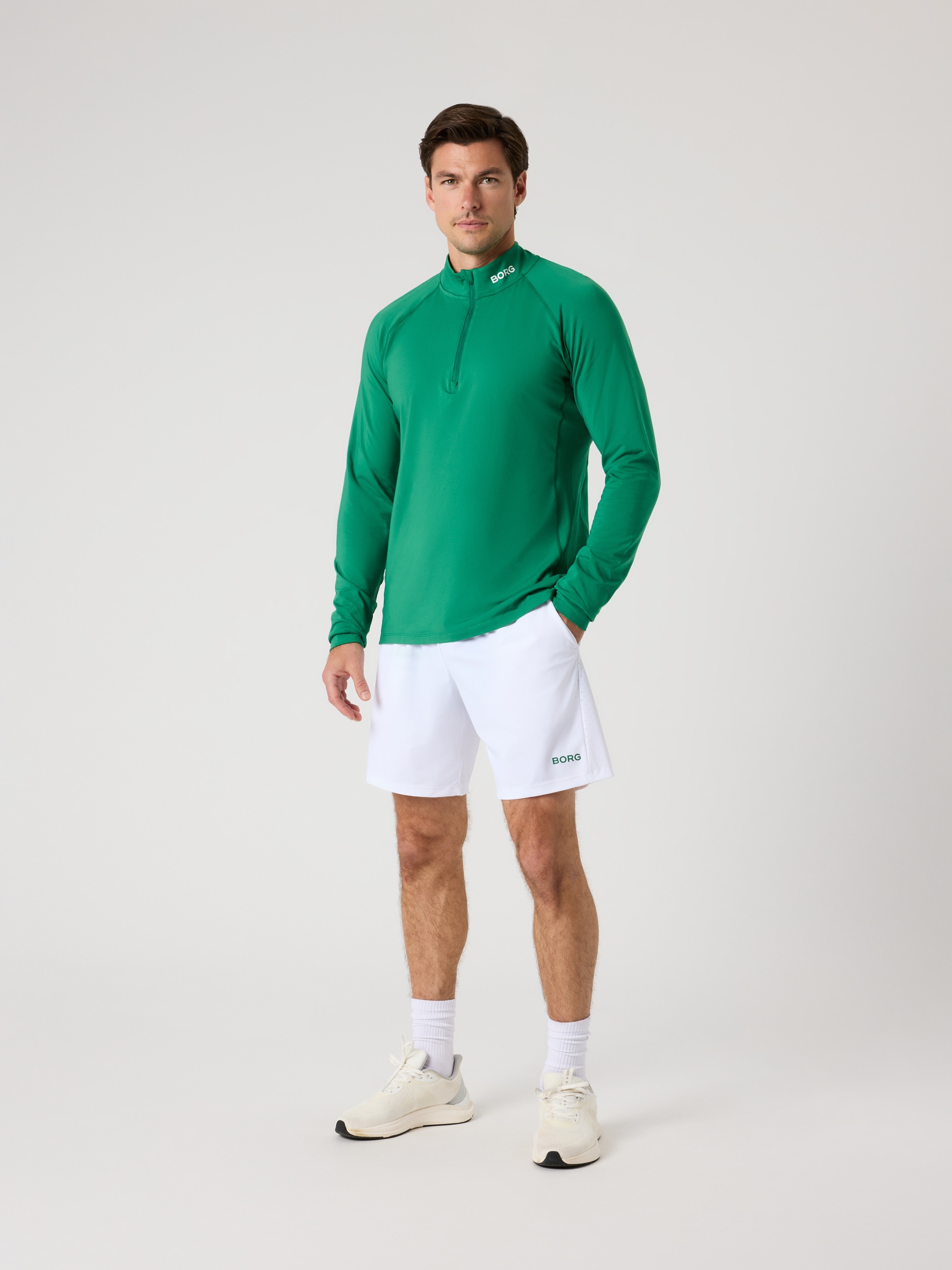 BJ&Ouml;RN BORG, BORG GOLF MIDLAYER HALF ZIP