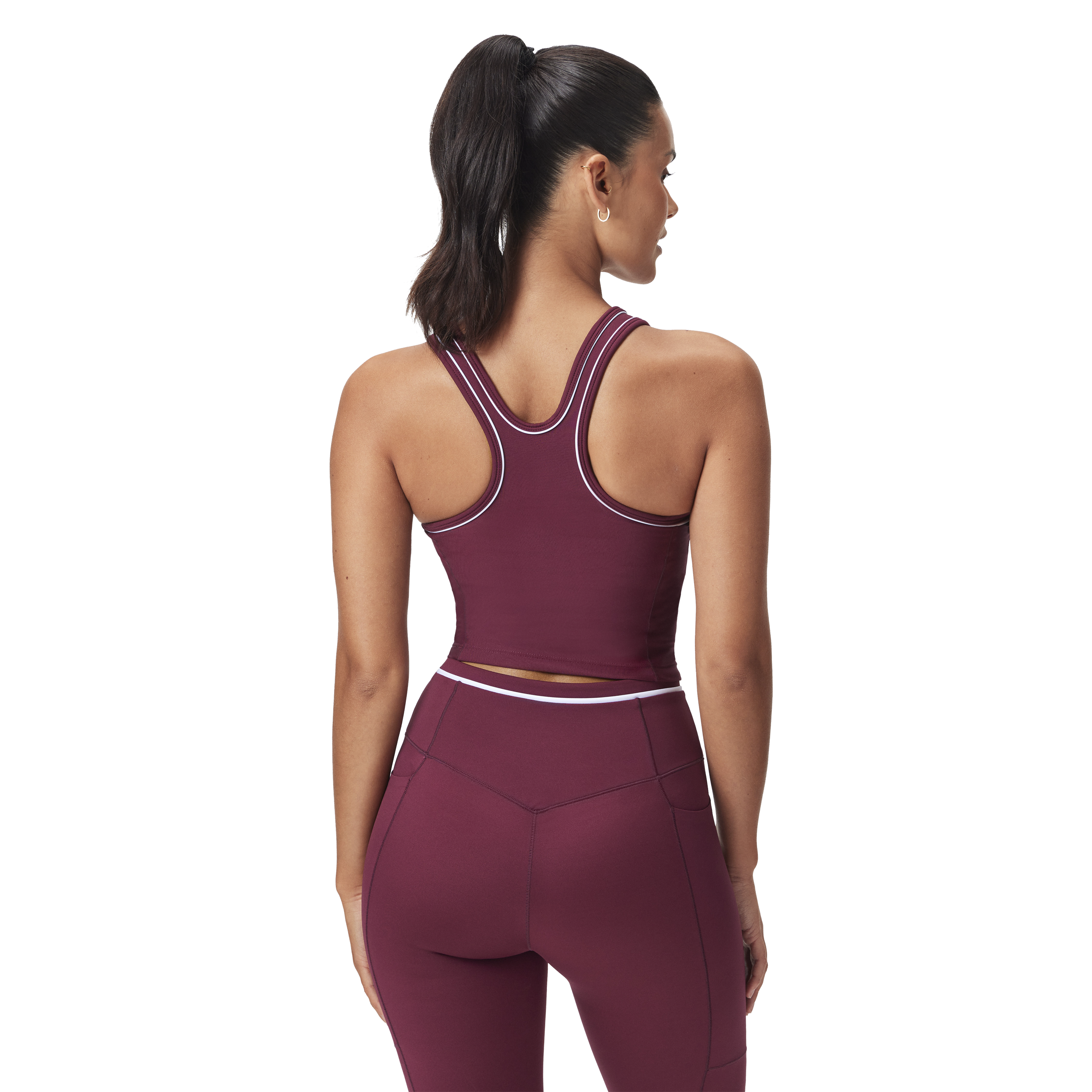 
STRONGER, 
Logo Print Racerback Tank Top, 
Detail 1
