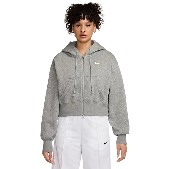 405427102101 NIKE W SPW FLEECE CROP FZ HDY 405427102101 NIKE W SPW FLEECE CROP FZ HDY Model01 Detail