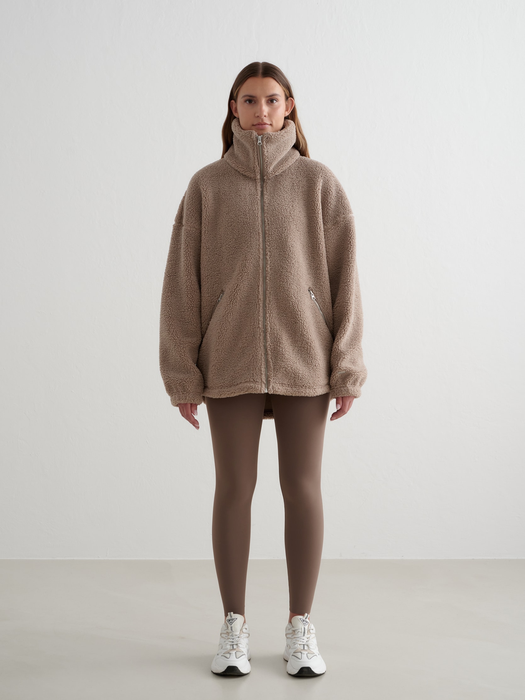 AIM&acute;N, W PILE JACKET