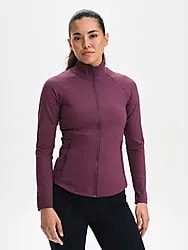 W Run Soft Zip - MAUVE WINE Model01 Small1x1